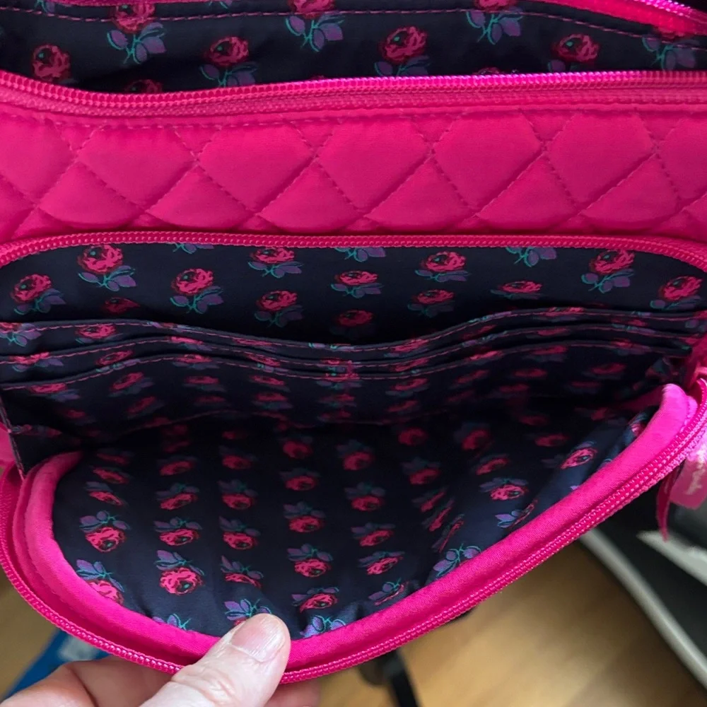 Vera Bradley Little Hipster Crossbody Bag in Fuchsia - Picture 4 of 8